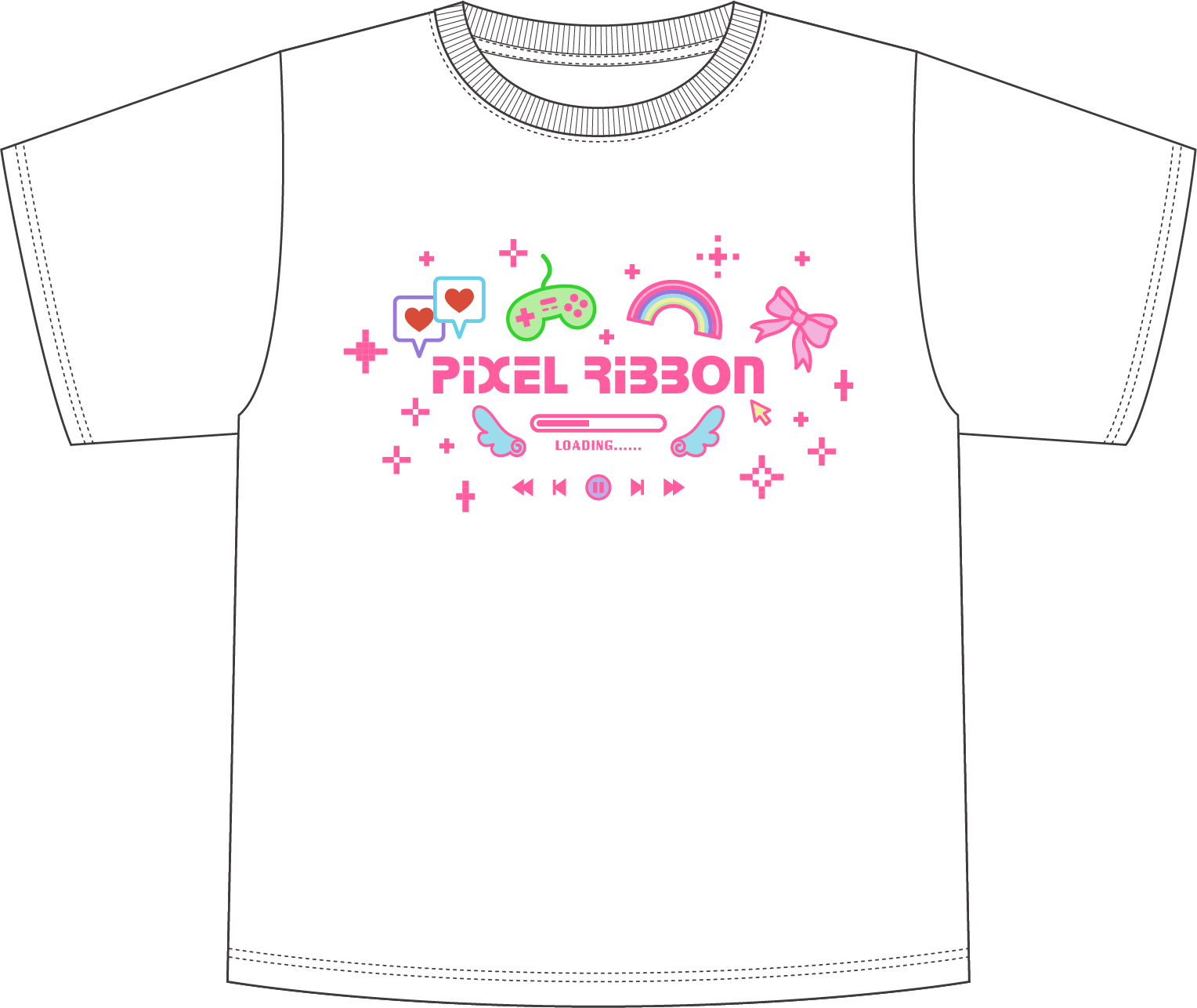 【未開封】Pixel Ribbon 2026周年 Tシャツ T.png?v=1743560142