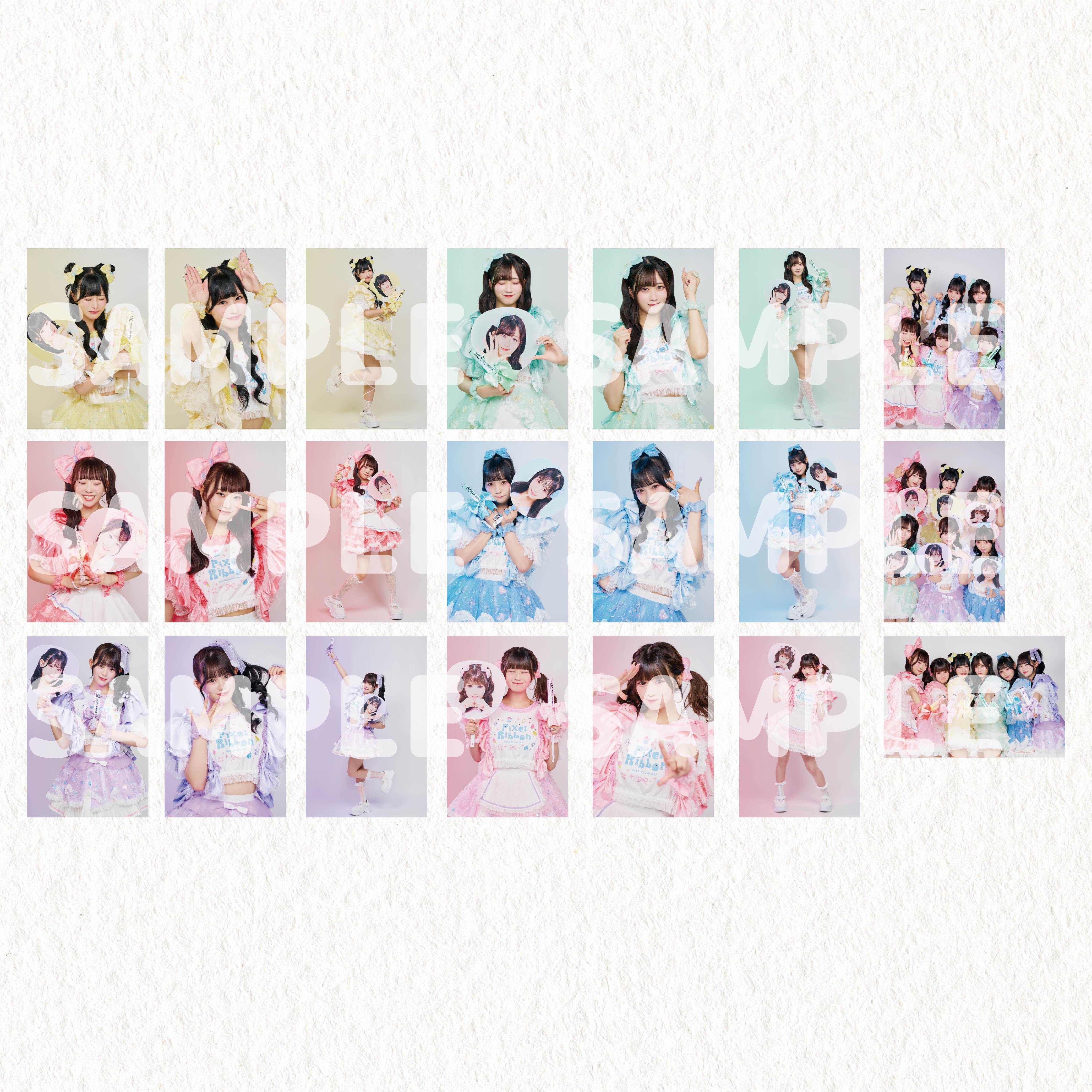 おまけ付き Pixel Ribbon ブロマイド 全員集合サイン入り Pixel Ribbon ブロマイド 全員集合サイン入り おまけ付き Pixel Ribbon